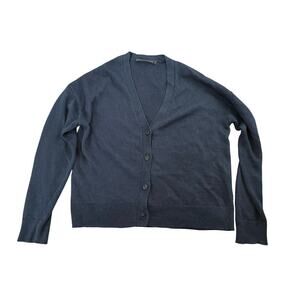 Jenni Kayne Linen Cardigan - Navy - XS